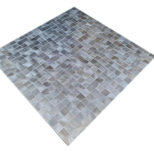 Załaduj obraz do przeglądarki galerii, Samoprzylepna mozaika mix - aluminium / metal kolor srebrny metal mat T 480