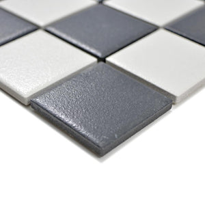 Mozaika ceramiczna kolor mix czarny biały mat T 125