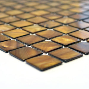 Mozaika masa perłowa - brązowo-miodowa