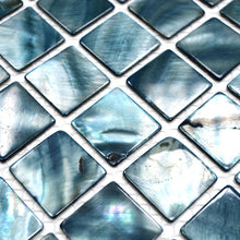 Załaduj obraz do przeglądarki galerii, Mozaika masa perłowa - morska-niebieska
