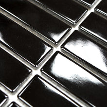 Załaduj obraz do przeglądarki galerii, Mozaika ceramiczna kolor czarny połysk T 87