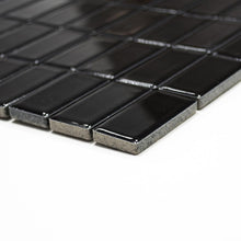 Załaduj obraz do przeglądarki galerii, Mozaika ceramiczna kolor czarny połysk T 88