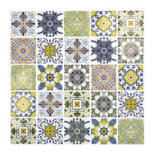 Załaduj obraz do przeglądarki galerii, Samoprzylepna mozaika ceramiczna kolor mix czarny biały szary połysk T 129