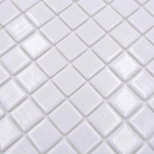Załaduj obraz do przeglądarki galerii, Mozaika szklana kolor biały mat T 499