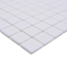 Załaduj obraz do przeglądarki galerii, Mozaika szklana kolor biały połysk T 504