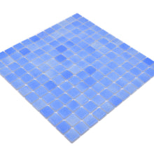 Załaduj obraz do przeglądarki galerii, Mozaika szklana kolor niebieski mat T 539