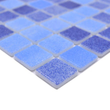 Załaduj obraz do przeglądarki galerii, Mozaika szklana kolor niebieski mieszany mat T 543
