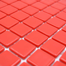 Załaduj obraz do przeglądarki galerii, Kolor czerwony połysk mozaika szklana