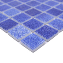 Załaduj obraz do przeglądarki galerii, Mozaika szklana kolor ciemny niebieski mat T 508