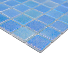 Załaduj obraz do przeglądarki galerii, Kolor jasny niebieski połysk mozaika szklana