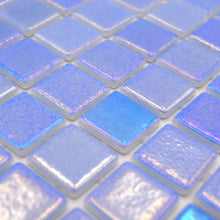 Załaduj obraz do przeglądarki galerii, Kolor niebieski połysk mozaika szklana