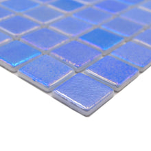 Załaduj obraz do przeglądarki galerii, Kolor niebieski połysk mozaika szklana