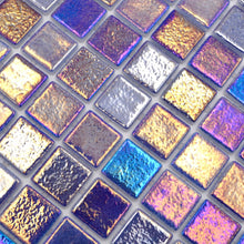 Załaduj obraz do przeglądarki galerii, Kolor ciemny niebieski połysk mozaika szklana