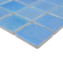 Załaduj obraz do przeglądarki galerii, Kolor jasny niebieski połysk mozaika szklana