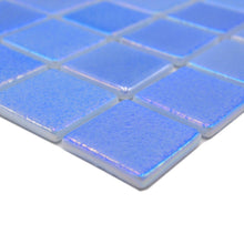 Załaduj obraz do przeglądarki galerii, Kolor niebieski połysk mozaika szklana