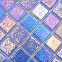 Załaduj obraz do przeglądarki galerii, Kolor niebieski połysk mozaika szklana