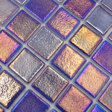 Załaduj obraz do przeglądarki galerii, Kolor ciemny niebieski połysk - mozaika szklana