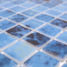 Załaduj obraz do przeglądarki galerii, Kolor niebieski mieszany połysk mozaika szklana