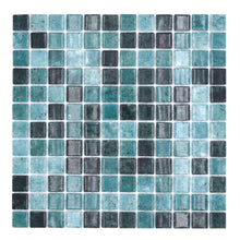 Załaduj obraz do przeglądarki galerii, Kolor mix zielony połysk mozaika szklana