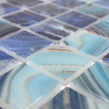 Załaduj obraz do przeglądarki galerii, Kolor mix niebieski błękitny D5 połysk mozaika szklana