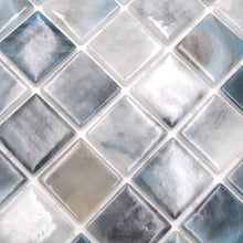 Załaduj obraz do przeglądarki galerii, Kolor mix szary połysk A4 mozaika szklana