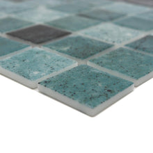 Załaduj obraz do przeglądarki galerii, Kolor mix zielony T5 połysk mozaika szklana