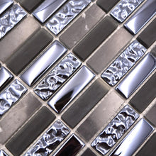 Załaduj obraz do przeglądarki galerii, Mozaika mix kolor czarny A1 połysk