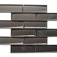 Załaduj obraz do przeglądarki galerii, Mozaika szklana kolor czarny połysk T 572