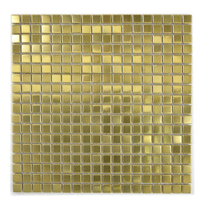 Mozaika - stal nierdzewna kolor złoty połysk