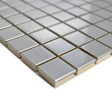 Załaduj obraz do przeglądarki galerii, Mozaika - stal nierdzewna kolor srebrny połysk