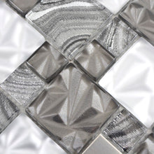 Załaduj obraz do przeglądarki galerii, Mozaika mix kolor mix szary czarny połysk T 460