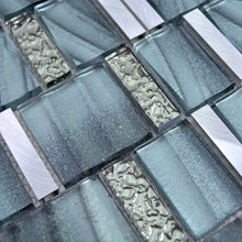 Załaduj obraz do przeglądarki galerii, Mix Aluminium - szkło kolor mix szary połysk