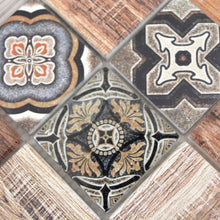 Załaduj obraz do przeglądarki galerii, Mozaika szklana kolor brąz połysk T 568