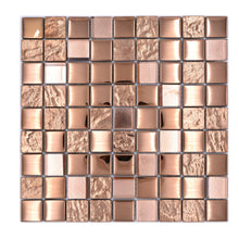 Załaduj obraz do przeglądarki galerii, Mozaika szklana kolor brązowy połysk T 569