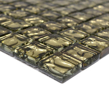Załaduj obraz do przeglądarki galerii, Kolor złoty E3 połysk mozaika szklana - MOZ 7192 VP