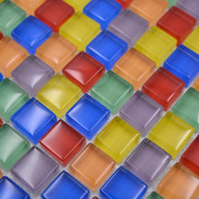 Załaduj obraz do przeglądarki galerii, Mozaika szklana kolor mix wielokolorowy połysk T 605