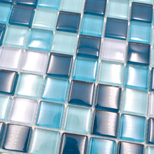 Załaduj obraz do przeglądarki galerii, Mozaika szklana kolor mix wielokolorowy połysk T 606
