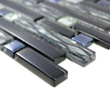 Załaduj obraz do przeglądarki galerii, Mozaika mix kolor mix czarny połysk T 438