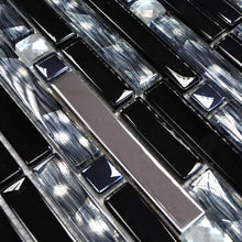 Załaduj obraz do przeglądarki galerii, Mozaika mix kolor mix czarny połysk T 438