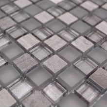 Załaduj obraz do przeglądarki galerii, Mozaika mix kolor szary mat T 465