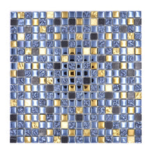 Załaduj obraz do przeglądarki galerii, Mozaika mix kolor mix czarny złoty połysk T 446

