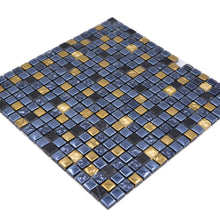 Załaduj obraz do przeglądarki galerii, Mozaika mix kolor mix czarny złoty połysk T 446