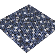 Załaduj obraz do przeglądarki galerii, Mozaika mix kolor mix czarny srebrny połysk T 445