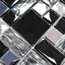 Załaduj obraz do przeglądarki galerii, Mozaika mix kolor mix czarny połysk T 439