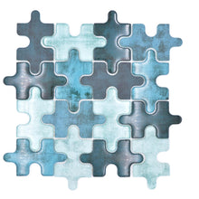 Załaduj obraz do przeglądarki galerii, Mozaika szklana kolor mix wielokolorowy połysk T 608