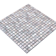 Załaduj obraz do przeglądarki galerii, Mozaika szklana kolor jasny brązowy kawowy mat T 581