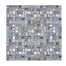 Załaduj obraz do przeglądarki galerii, Mozaika szklana kolor ciemny brąz mat T 571