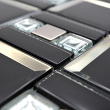 Załaduj obraz do przeglądarki galerii, Kolor czarny A3 połysk mozaika szklana