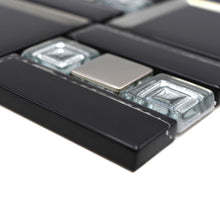 Załaduj obraz do przeglądarki galerii, Kolor czarny A3 połysk mozaika szklana