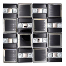 Załaduj obraz do przeglądarki galerii, Kolor czarny A3 połysk mozaika szklana